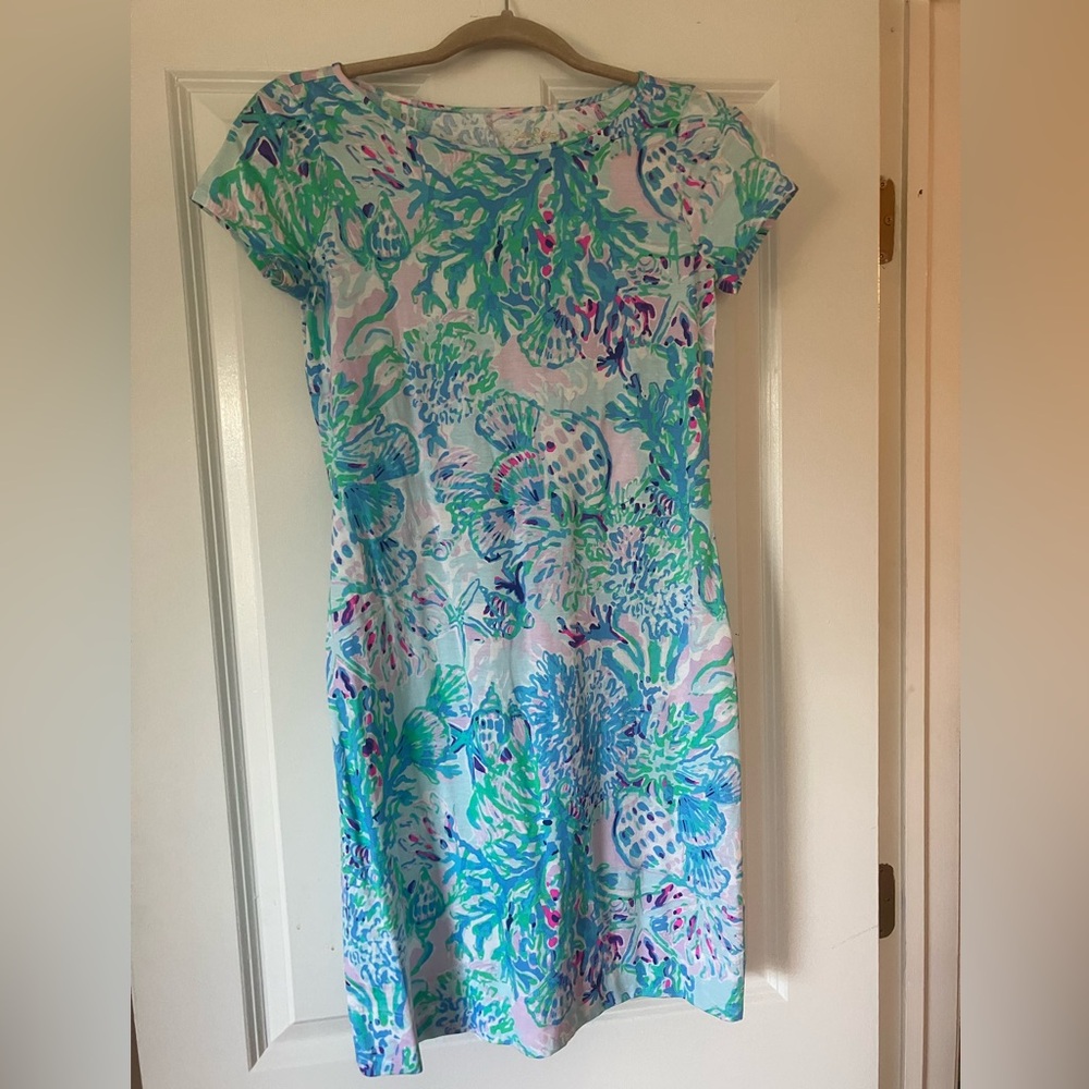 Lilly Pulitzer Short Sleeve Scoop Neck Dress XXS